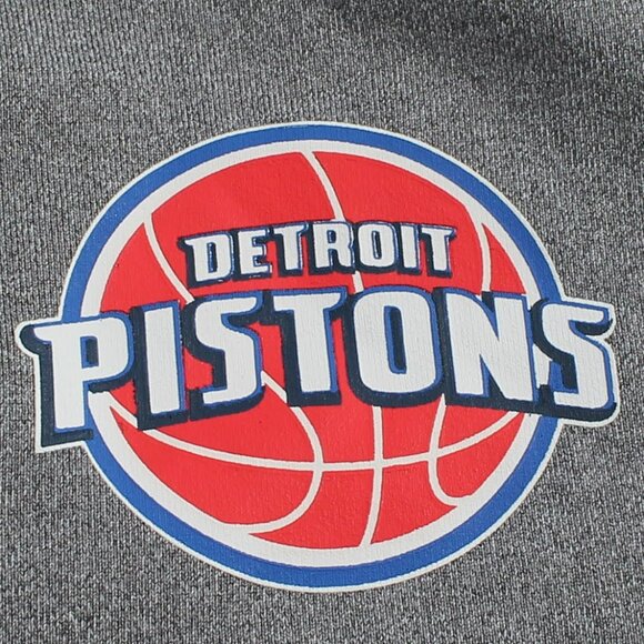 🏀 NBA Detroit Pistons Quarter Zip Pullover Long Sleeve Tee - Picture 2 of 7